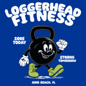 LOGGERHEAD FITNESS - TINY TITAN - WOMEN'S FITTED T-SHIRT - $A8J9K7$ Design