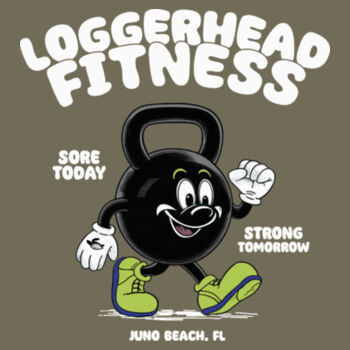 LOGGERHEAD FITNESS - TINY TITAN - WOMEN'S FITTED TANK TOP - $3BN14S$ Design