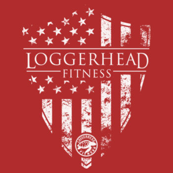 LOGGERHEAD FITNESS - SHIELD FLAG - PREMIUM T-SHIRT - $YDHRWV$ Design