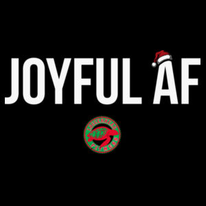 JOYFUL AF - WOMEN'S FITTED T-SHIRT - $MU9WT2$ Design