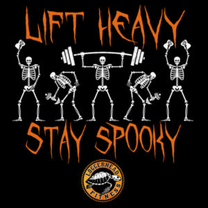LIFT HEAVY STAY SPOOKY - T-SHIRT Design