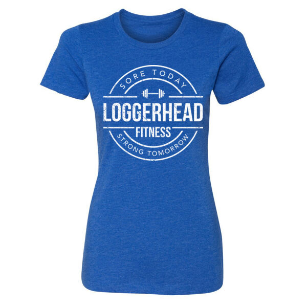 LOGGERHEAD FITNESS - BADGE - WOMEN'S FITTED T-SHIRT - $1J5XHS$ Thumbnail