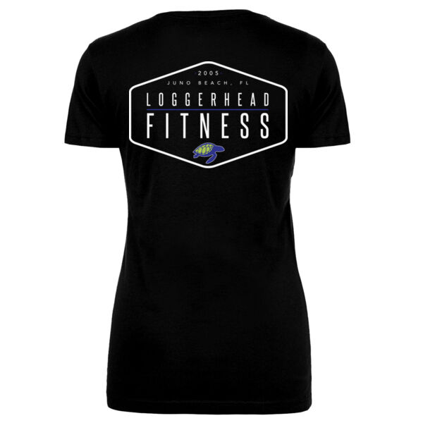 LOGGERHEAD FITNESS - HEXAGON - WOMEN'S FITTED T-SHIRT - $35VZTW$ Thumbnail