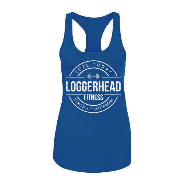 LOGGERHEAD FITNESS - BADGE - WOMEN'S FITTED TANK TOP - $1J5XHS$ Thumbnail