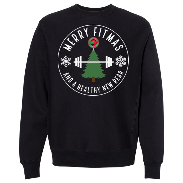 MERRY FITMAS & A HEALTHY NEW REAR - CREWNECK SWEATSHIRT - $KAP364$ Thumbnail