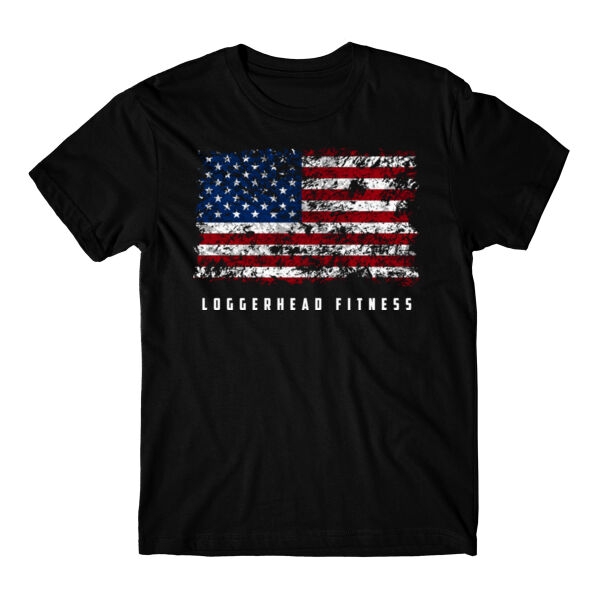 DISTRESSED FLAG - T-SHIRT - $E3ZYMY$ Thumbnail